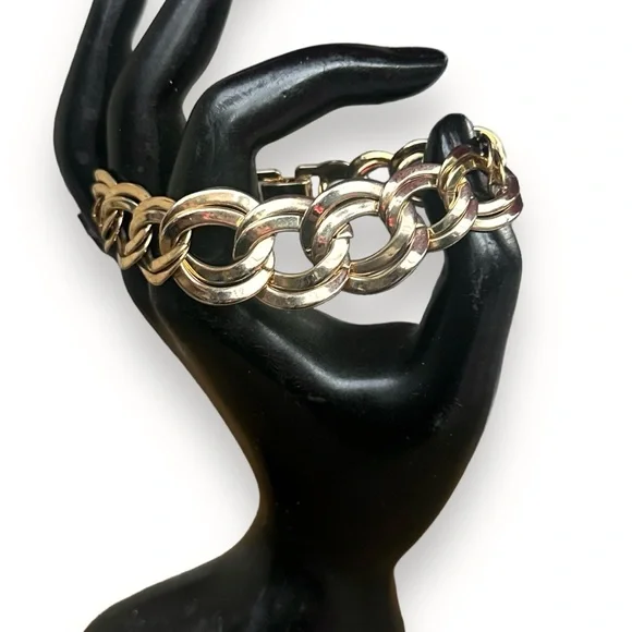 Vintage double link chain bracelet - Picture 4 of 4
